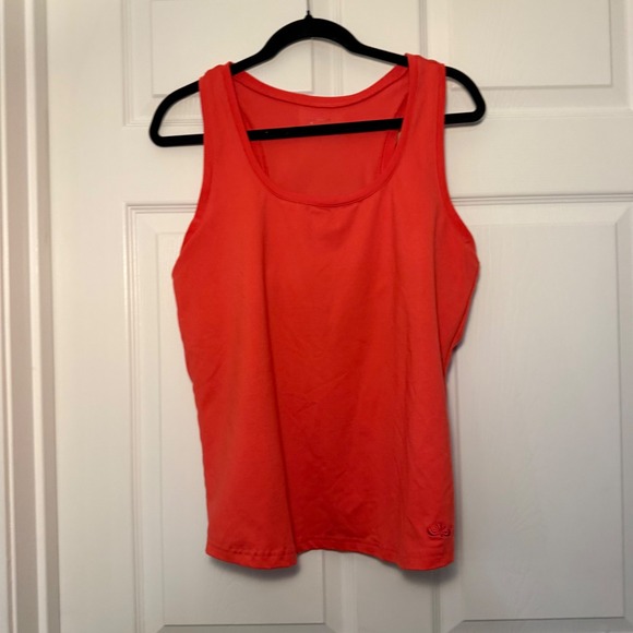 Old Navy Tops - Old Navy Tank Top Coral Red XL Y2K Boho Embroidered‎ Racerback Casual Summer